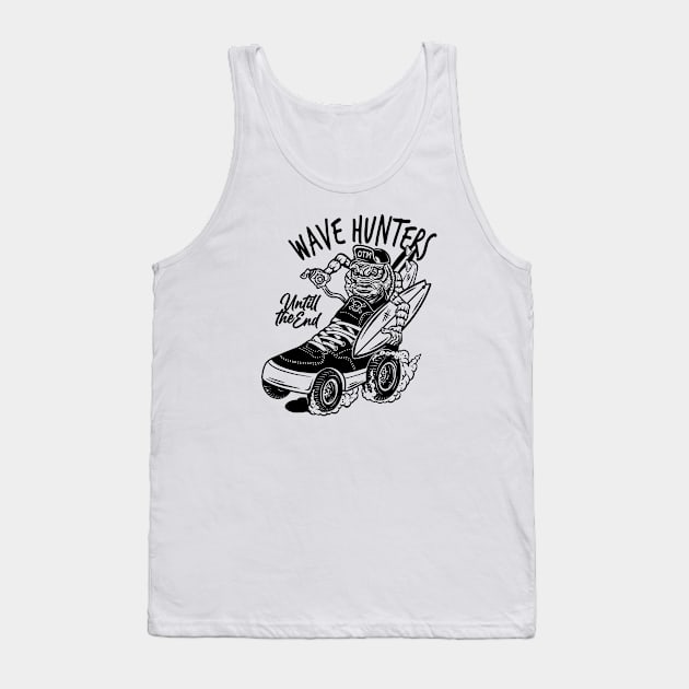 WAVE HUNTERS - Lagoon Monster Tank Top by paoloravera80